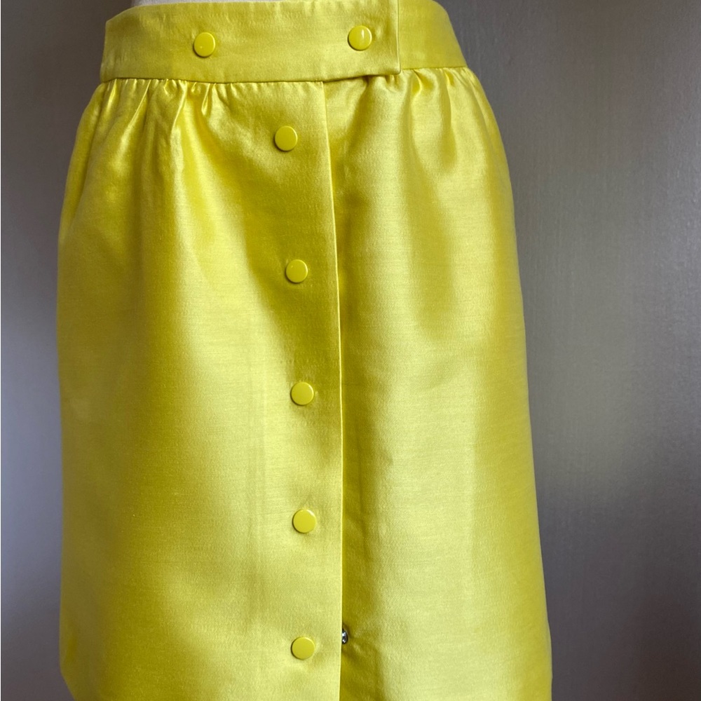 Pink Tartan Silk & Wool Skirt